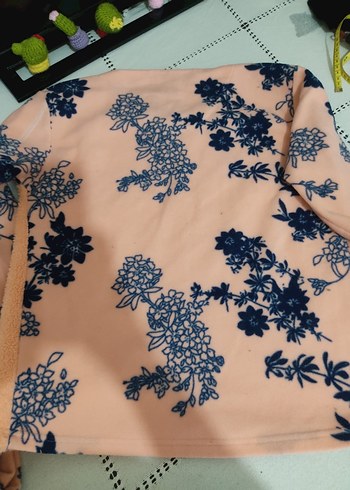 Pembe Bohem Uzun Kollu Mini Ev Giyimi - Görsel 4