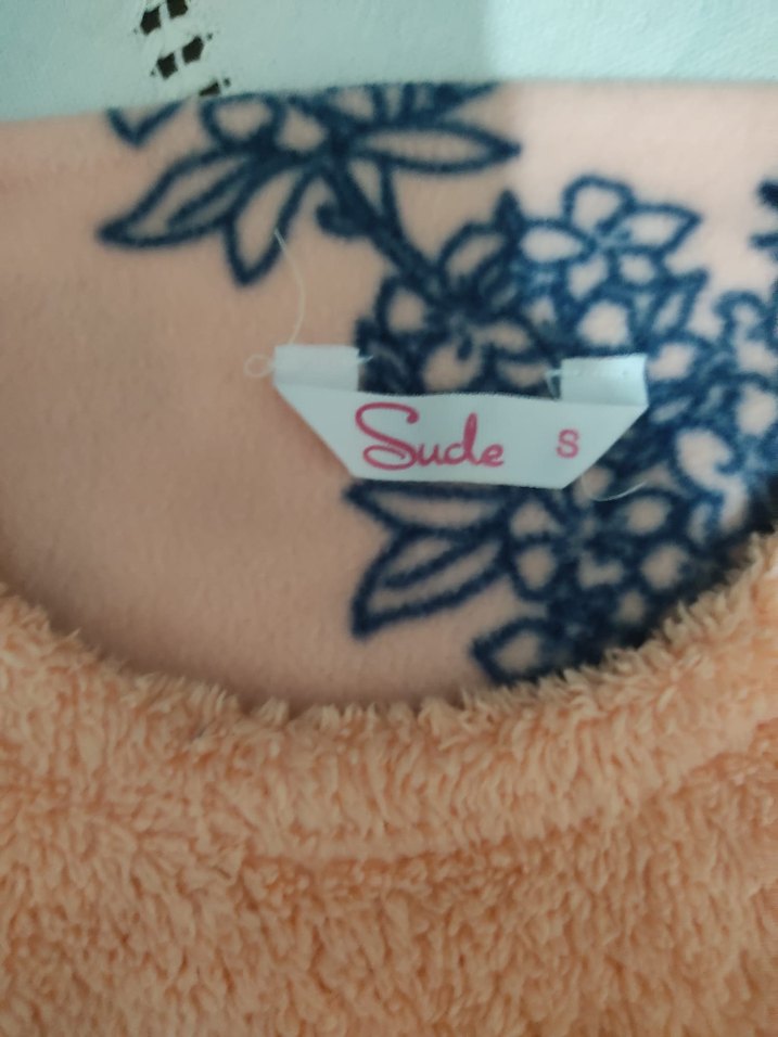 Pembe Bohem Uzun Kollu Mini Ev Giyimi - Görsel 2