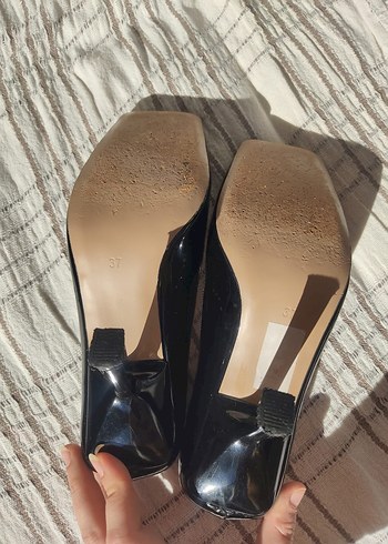 Klasik Siyah Y Stiletto - Görsel 4