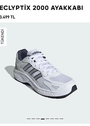 CLYPTIX 2000 Erkek Spor Ayakkabı Beyaz - Görsel 2