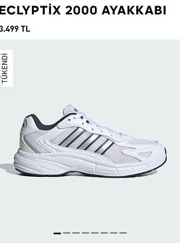 CLYPTIX 2000 Erkek Spor Ayakkabı Beyaz - Görsel 3