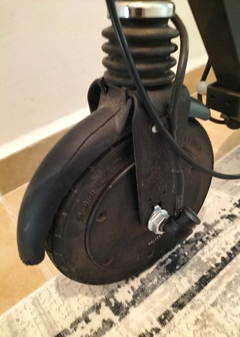 siyah katlanabilir scooter - Görsel 5