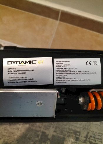 siyah katlanabilir scooter - Görsel 4