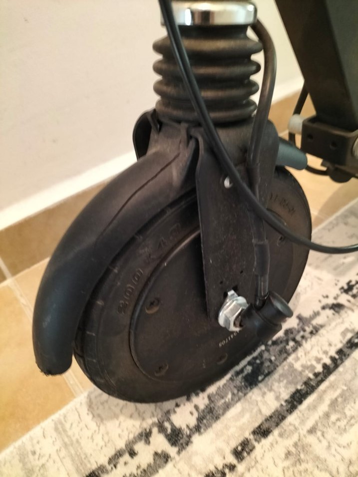 siyah katlanabilir scooter - Görsel 5