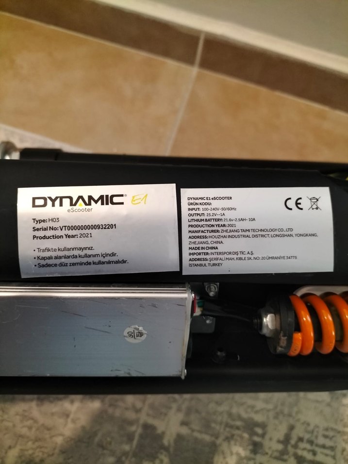 siyah katlanabilir scooter - Görsel 4