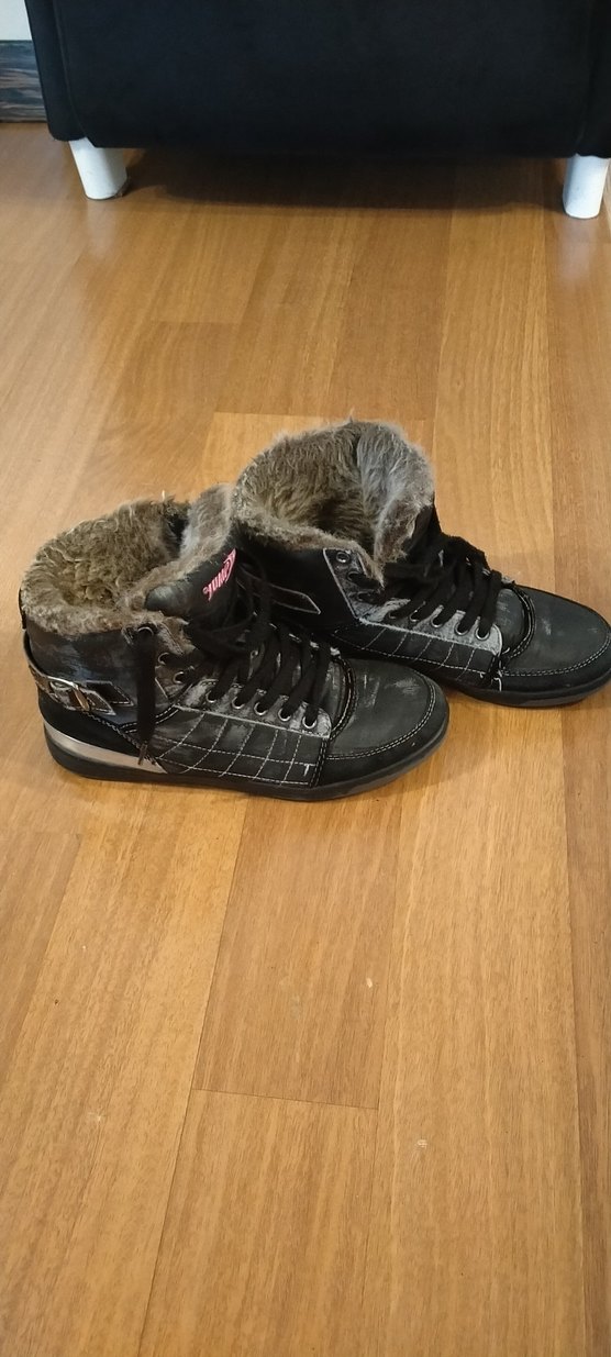 Kürklü Yüksek Kadın- çocuk Bot - Görsel 5