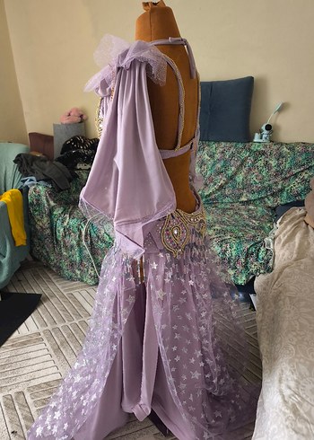 oryantal kostüm eflatun islemeli - Görsel 5