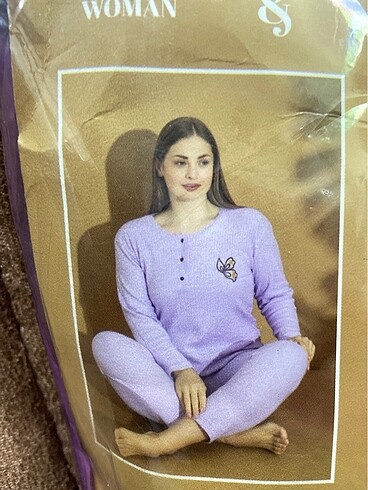 Diğer süet lila pijama