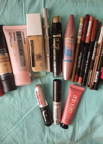 loreal maybelline toplu makyaj seti