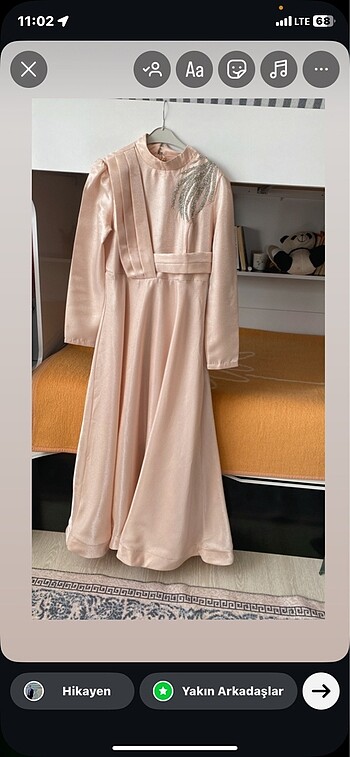 Pembe Bride-düğün-kına-nişan için abiye