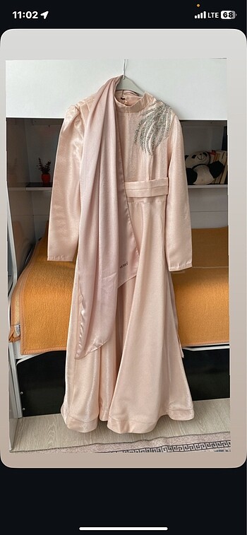 Abiye Pembe Bride-düğün-kına-nişan için abiye