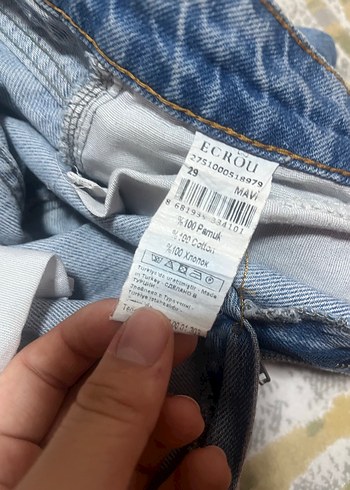 Zara mom jean Denim Kadın Pantolon