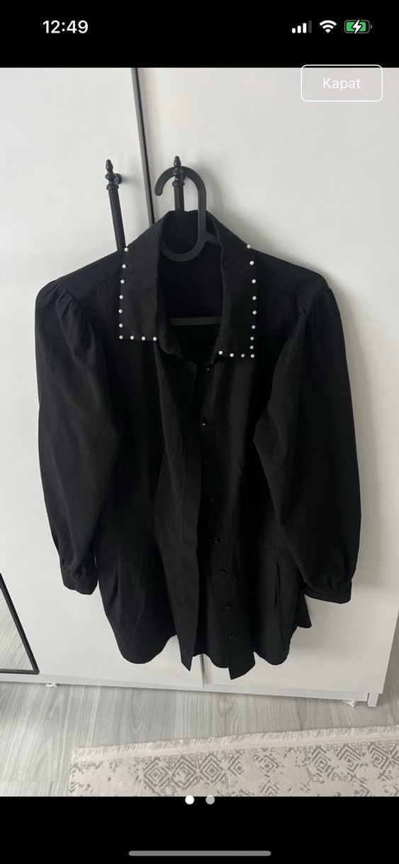 Kadın korseli Uzun Kollu Gömlek - Görsel 2