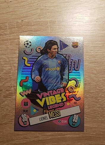 Beden Match attax vintage vibes lionel messi