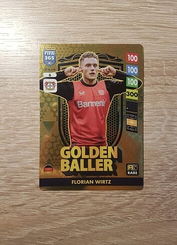 Beden Panini florian wirtz golden baller kartı