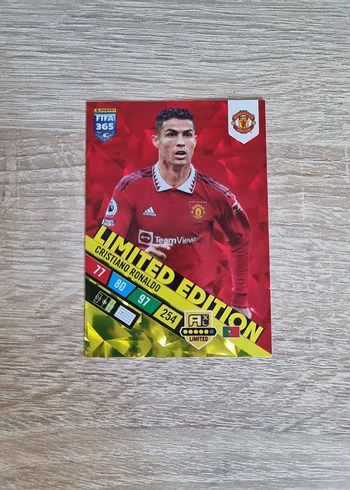 panini limited edition ronaldo kartı