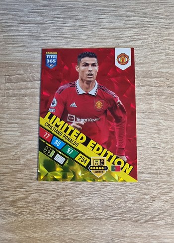 panini limited edition ronaldo kartı