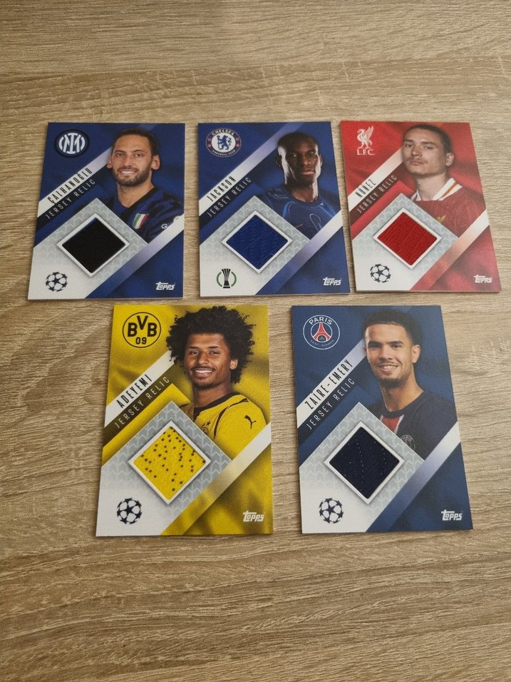 TOPPS MATCH ATTAX EXTRA 2025 JERSEY RELİC SET - Görsel 2