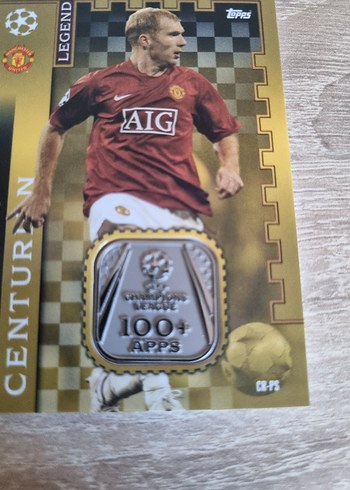 TOPPS MATCH ATTAX CENTRUNİON RELİC SCHOLES KARTI - Görsel 2