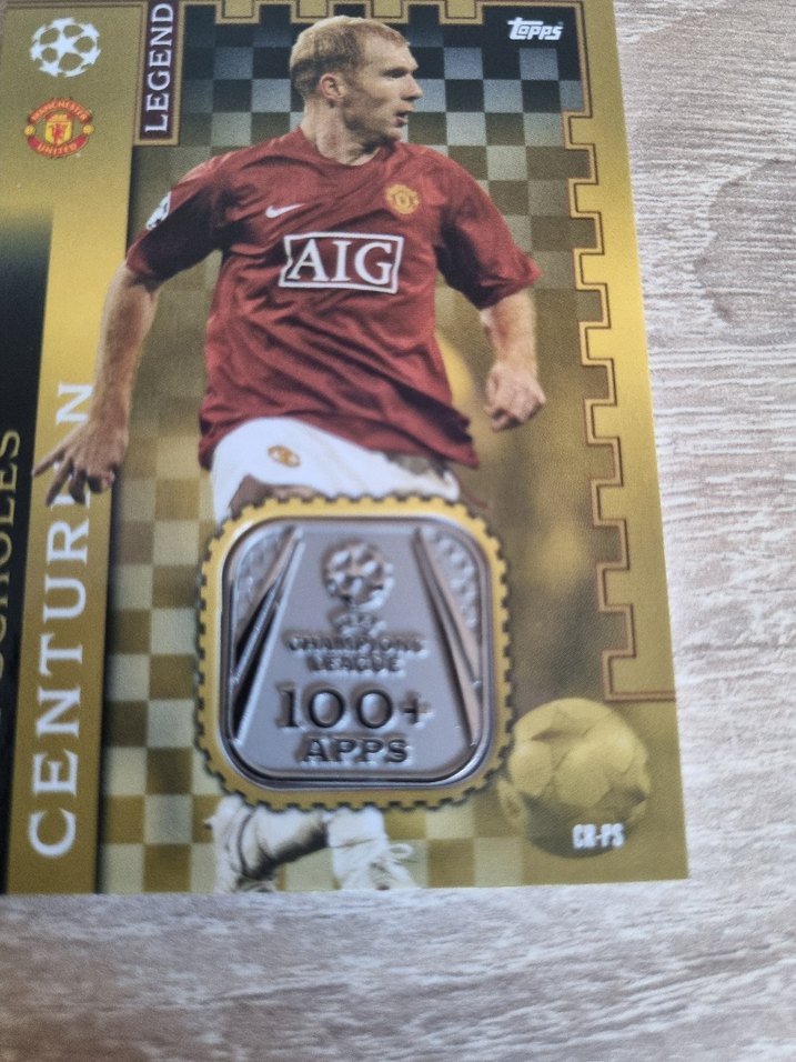 TOPPS MATCH ATTAX CENTRUNİON RELİC SCHOLES KARTI - Görsel 2
