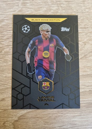 Lamine Yamal Topps Black Edge Edition Kart - Görsel 2