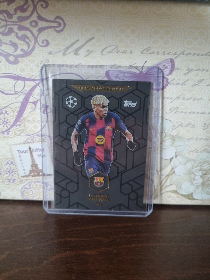 Lamine Yamal Topps Black Edge Edition Kart - Görsel 4