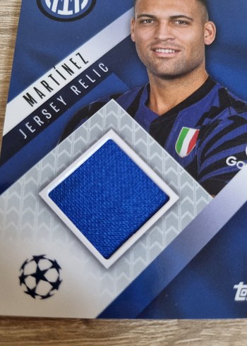 TOPPS MATCH ATTAX EXTRA JERSEY RELİC MARTİNEZ KARTI - Görsel 2