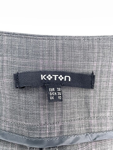 38 Beden gri Renk Koton Kumaş Pantolon %70 İndirimli.
