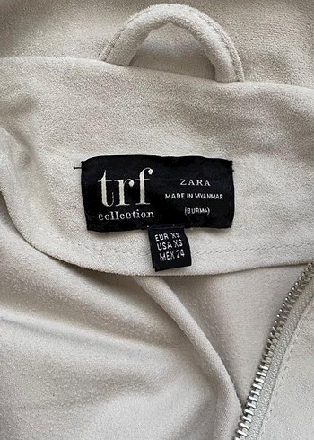 s Beden Zara Bej Süet Midi Kadın Ceket