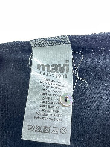 s Beden siyah Renk Mavi Jeans Bluz %70 İndirimli.