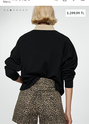 Mango Mango Leopar Şort
