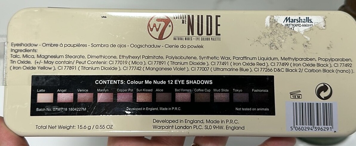 W7 12 renk far paleti - Görsel 5