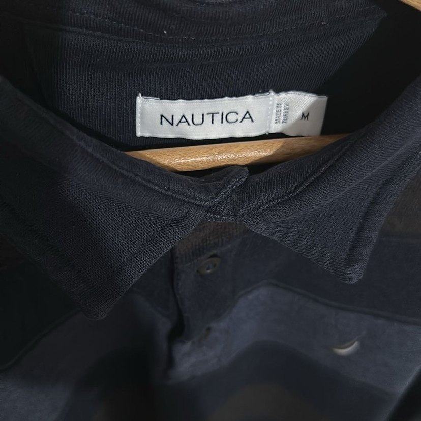 Nautica Uzun Kollu Çizgili Polo Yaka Kazak - Görsel 3