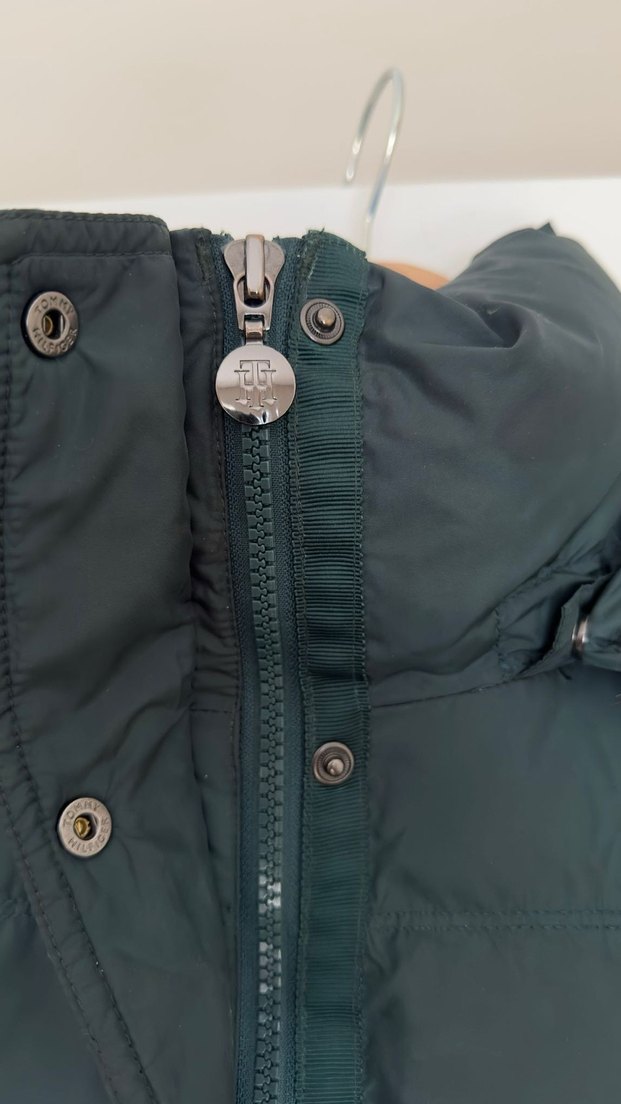 Kürk Detaylı Tommy Hilfiger Kadın Kışlık Mont - Görsel 4