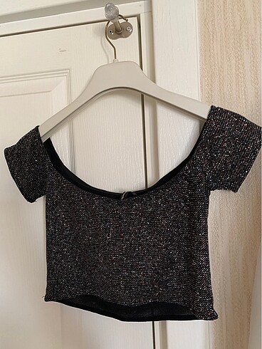 Stradivarius Parlak crop