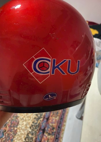 Parlak Kırmızı motor Kask - Görsel 4