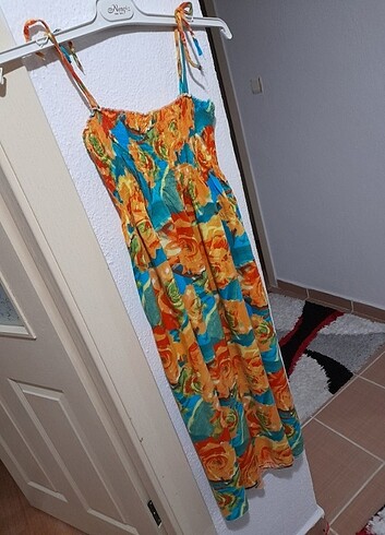 İp askılı elbise - Görsel 2