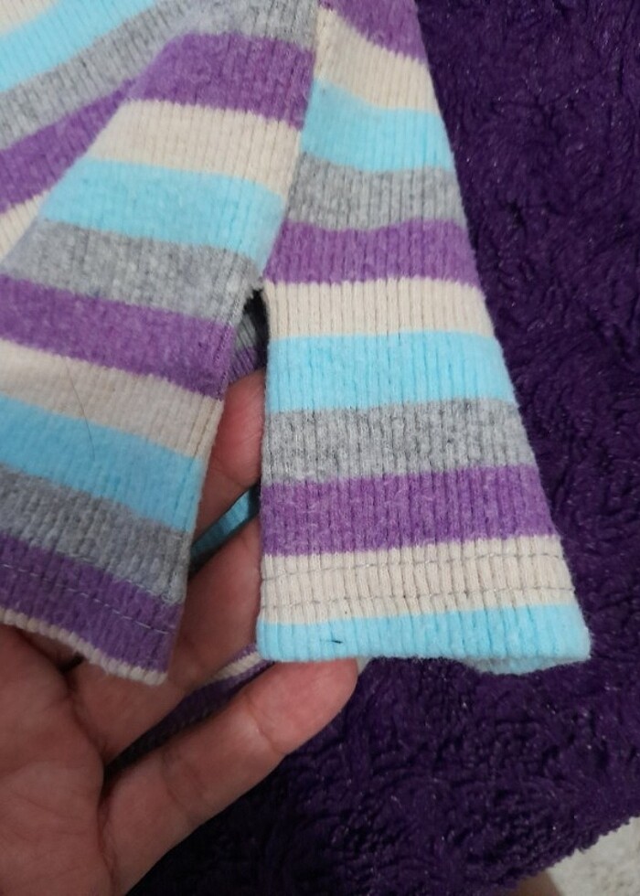 V yaka yumuşak kazak - Görsel 5