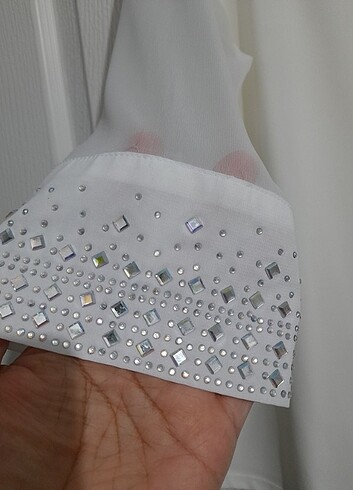 Beyaz bluz  - Görsel 3