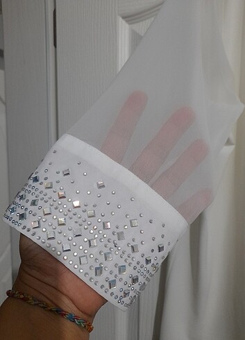 Beyaz bluz  - Görsel 4