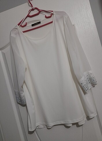 Beyaz bluz  - Görsel 5