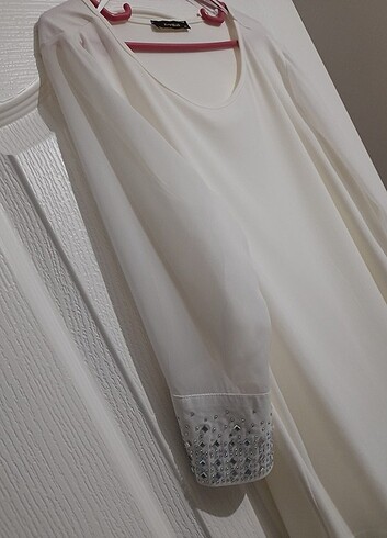 Beyaz bluz  - Görsel 6