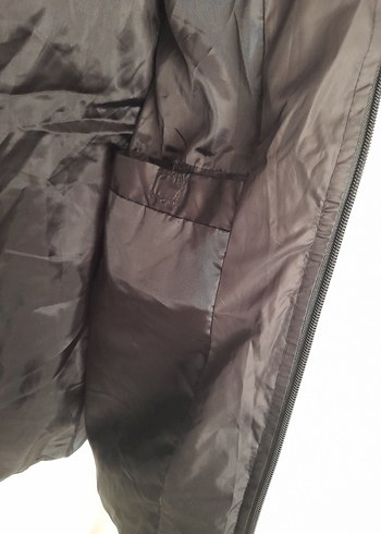 Siyah Fermuarlı yelek - Görsel 8