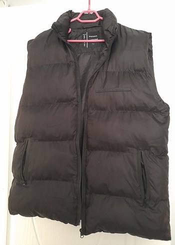 Siyah Fermuarlı yelek - Görsel 9