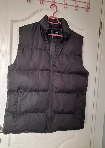 Siyah Fermuarlı yelek - Görsel 2