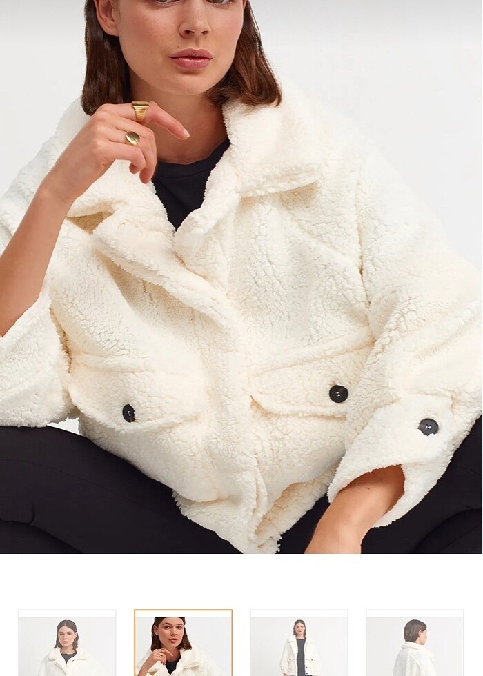 Peluş mont - Görsel 2