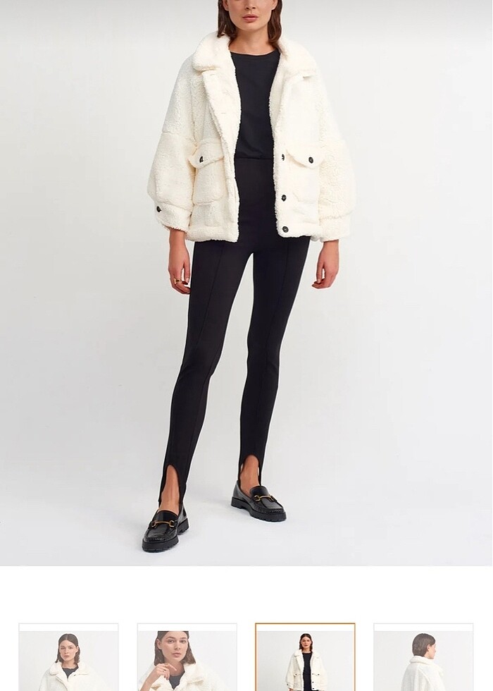 Peluş mont - Görsel 3