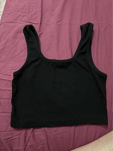 s Beden Beyaz-Siyah crop
