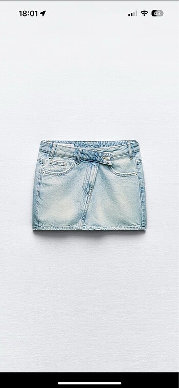 Zara denim etek