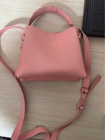 Mango küçük pembe çanta